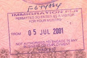 Визы на Фиджи - въездная виза
