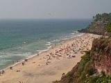 Пляж в Варкале, Индия