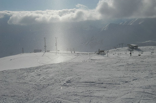 Идет легкий снег / Фото из Гpузии
