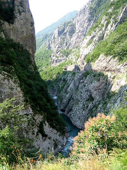 Каньон реки Морача / Фото из Черногории