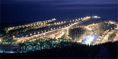 Новые трассы на финском горнолыжном курорте Рука