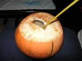 Сок оранжевых кокосов 