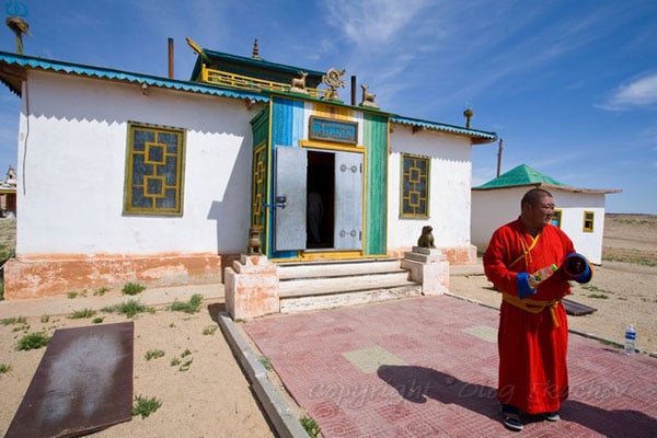 Действующая гомпа в монастыре Хамарин-Хид, Монголия / Фото из Монголии