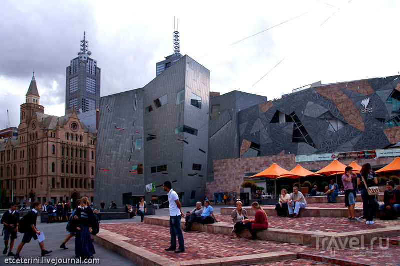 Площадь Федерации в Мельбурне / Фото из Австралии