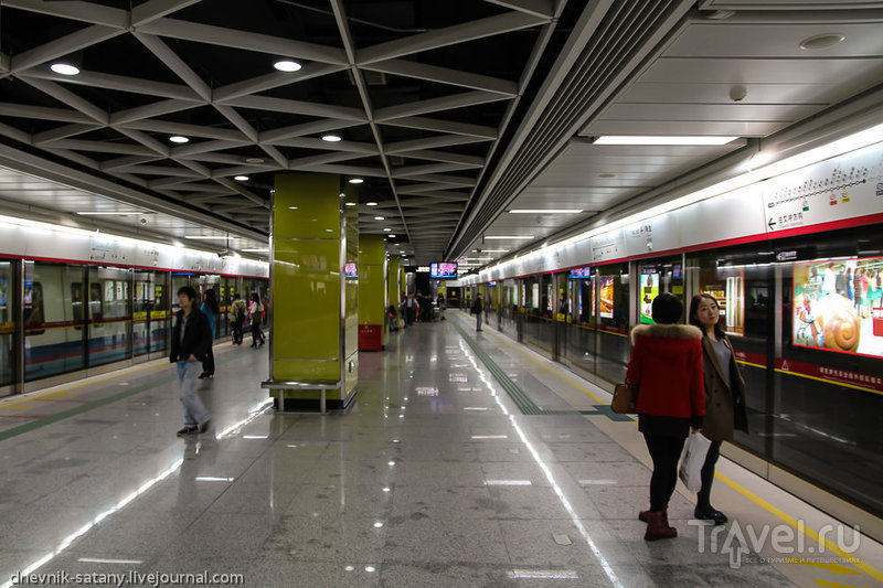 Гуанчжоу, Китай: метро