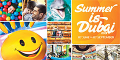 Дубай проводит летнюю туристическую кампанию. // summerisdubai.com
