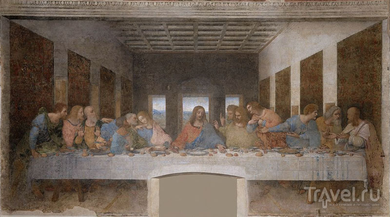 "Тайная вечеря" работы Леонардо да Винчи