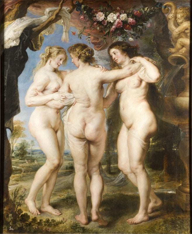 "Три грации" Рубенса из коллекции Прадо