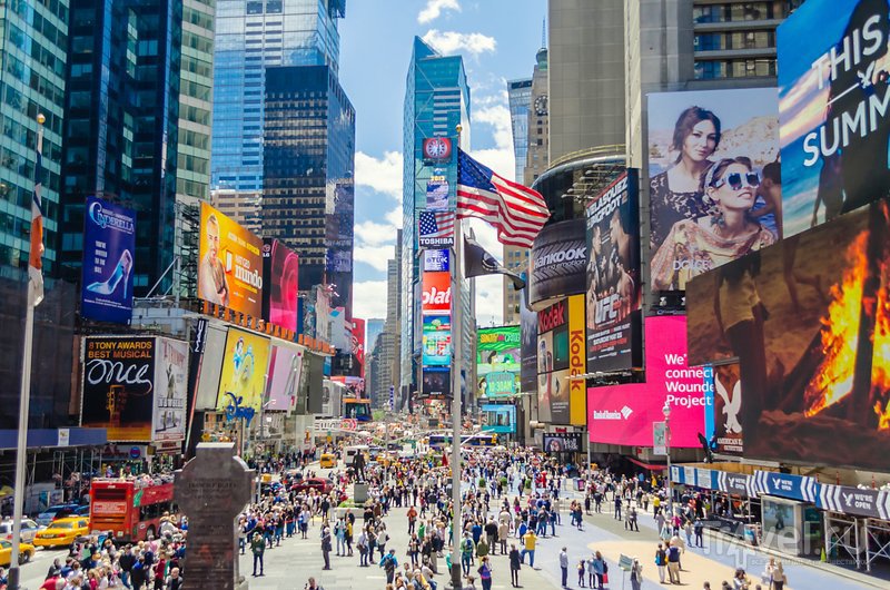 Бродвей - самая длинная улица Нью-Йорка