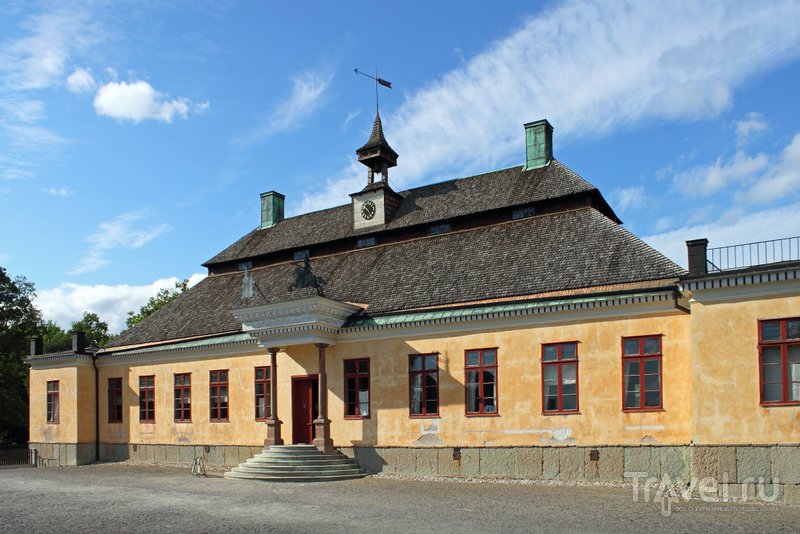 Особняк XVIII века, расположенный на территории этнографического музея под открытым небом в Стокгольме