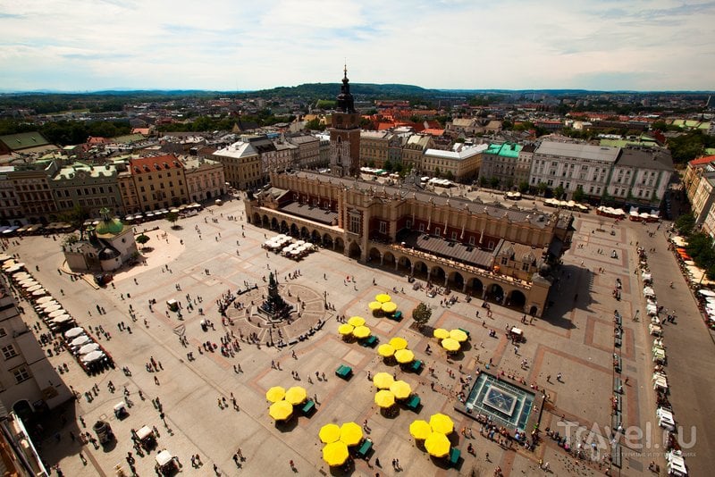 Рыночная площадь Кракова - одна из самых больших в Европе