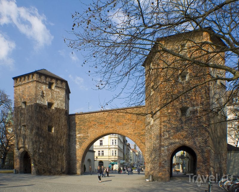 Зендлинские ворота были частью городских укреплений