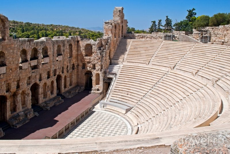 Театр Герода Аттика отлично сохранился и теперь служит концертной площадкой.