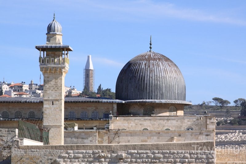Вид на купол мечети аль-Акса