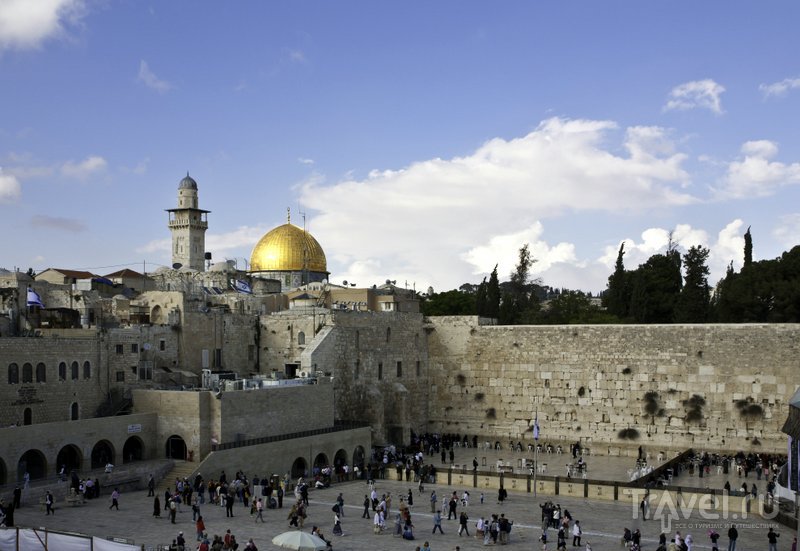 Площадь перед Стеной плача в Иерусалиме