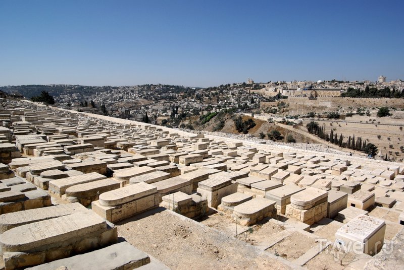 Древнее еврейское кладбище у подножия Елеонской горы