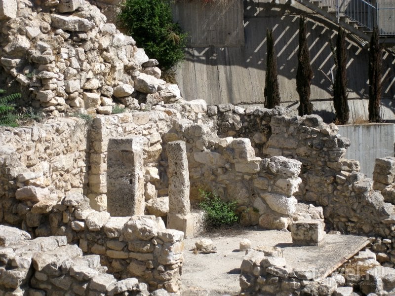 Руины в городе Давида