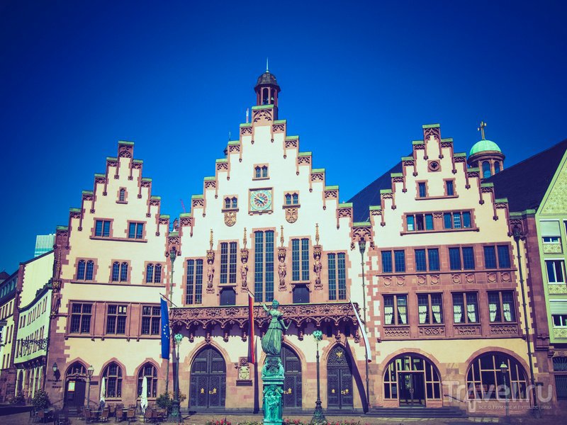 Городская ратуша Франкфурта была построена около 600 лет назад