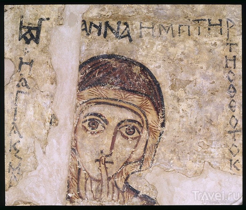 Фреска IX века из собора в Фарасе