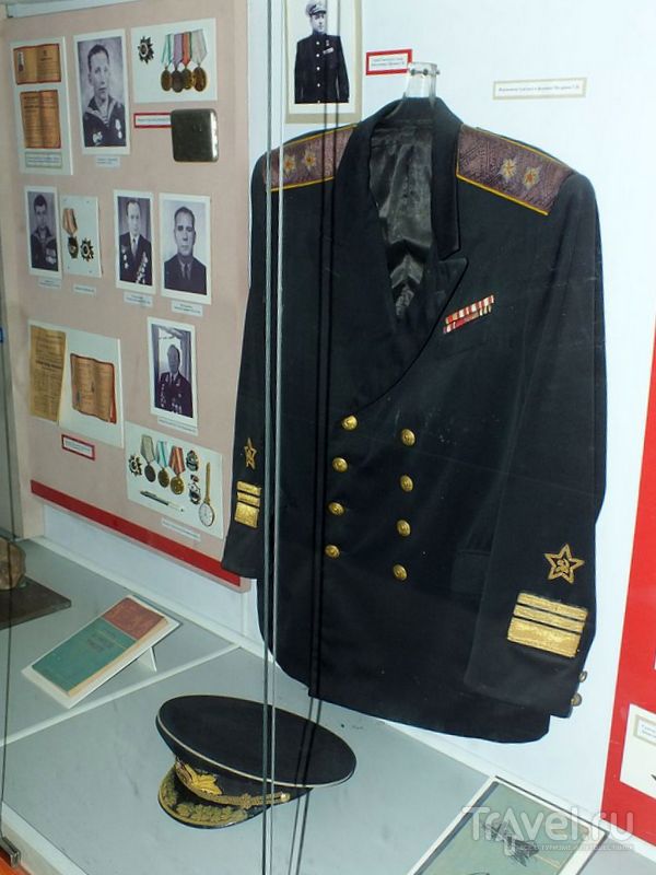 Вещи вице-адмирала Щедрина, командовавшего судном во время Великой Отечественной войны.