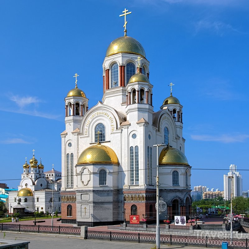 Храм, построенный в Екатеринбурге на месте расстрела царской семьи