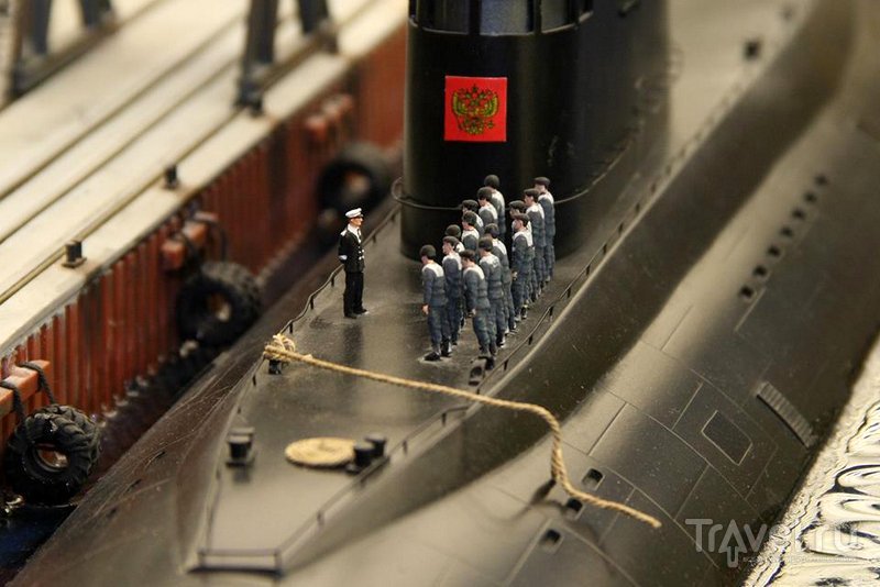 Создатели гранд-макета не забыли о подводном флоте