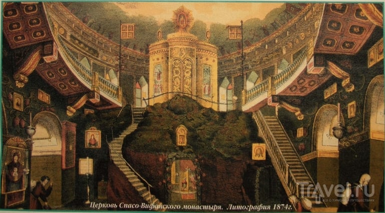 Спасо-Вифанский монастырь на литографии