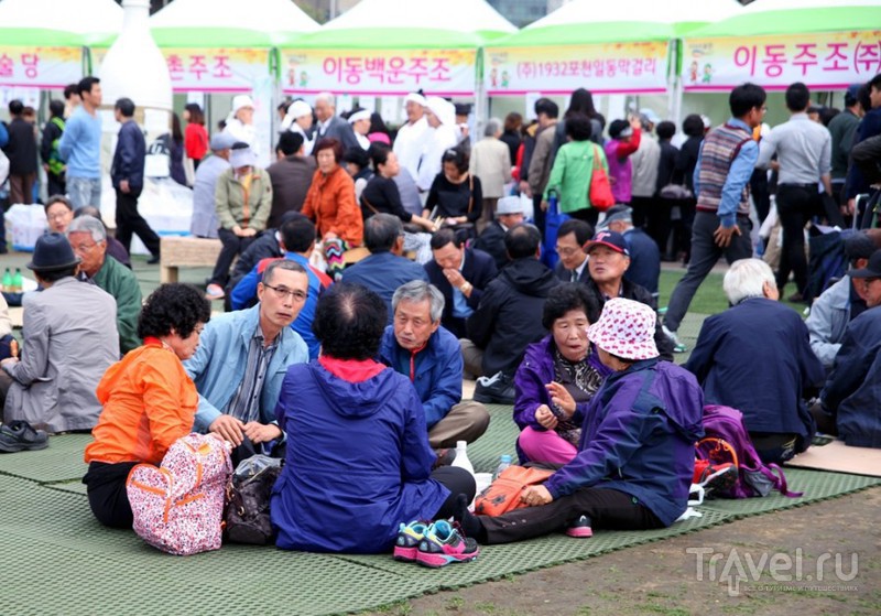 Рисовая ярмарка в центре Сеула / Южная Корея
