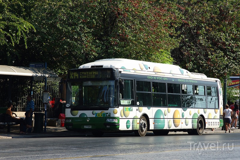 Трамваи, автобусы и троллейбусы Афин