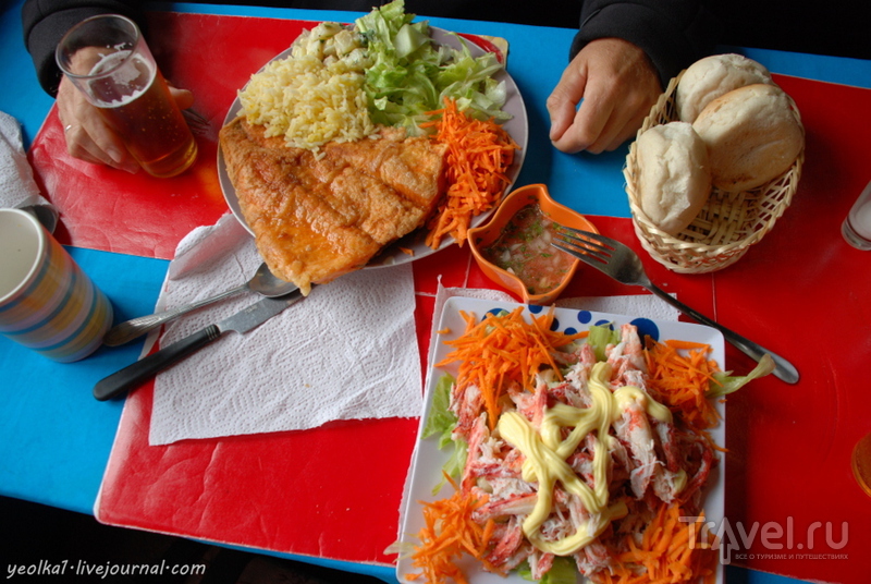 Чили - сбыча мечт! Край вулканов и озер. Рынок Анхельмо в Пуэрто Монт. Пикорокос - совершенная еда! / Фото из Чили