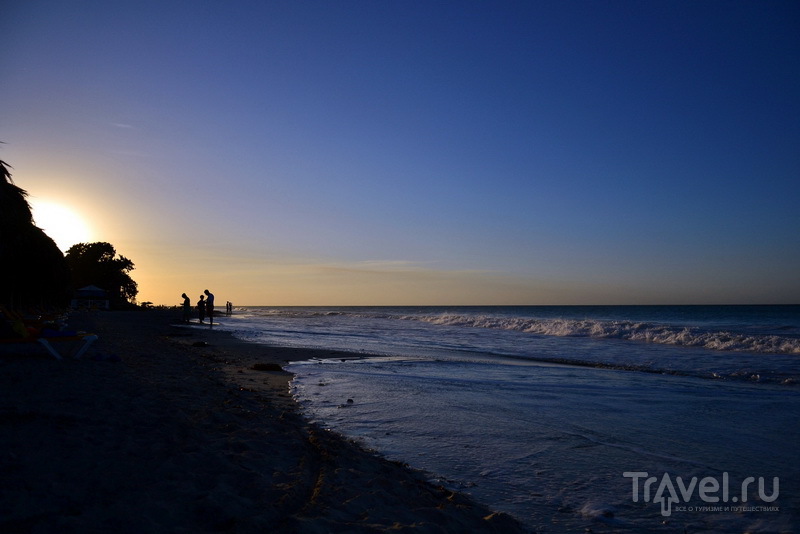 Закат с пляжа Варадеро
